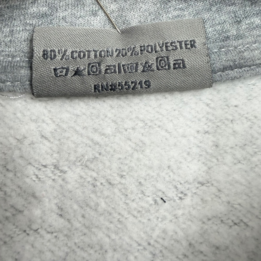 Taylor Swift Eras Tour Quarter Zip Pullover NWOT Unisex XL Grey Graphic - Picture 4 of 14